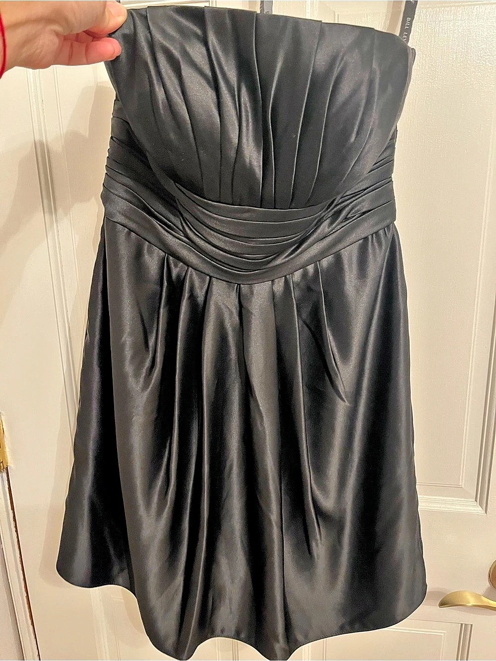 Bill Levkoff Black Mini Dress Size 8 Like New